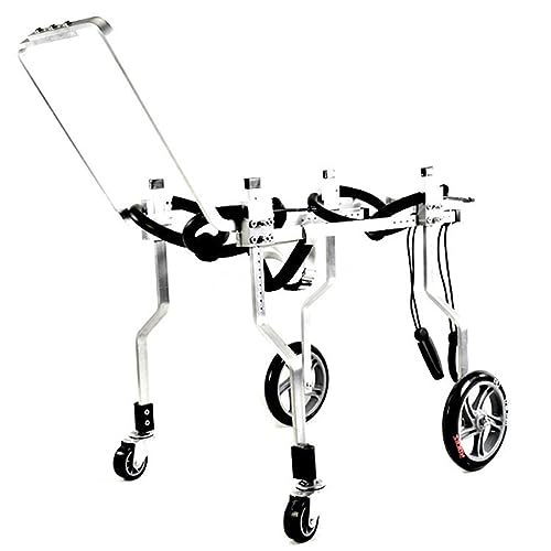 Fauteuil roulant pour chien pour pattes arrière et animaux handicapés - Chariot réglable