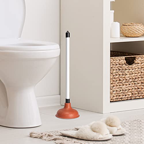 Image of LDR 512 3210A Toilet Sink and Drain, Plastic Handle Rubber Cup Removes Clogs for Bathrooms, Kitchens, Baths, Showers, Powerful Commercial and Residential, Flat Plunger