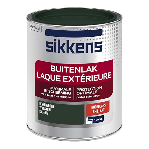 Sikkens - Buitenlak Hoogglans - Ral 6009 - 750 Ml