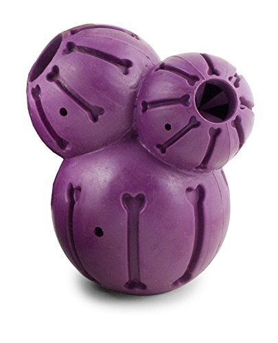 PetSafe Busy Buddy Barnacle Perros Juguete, con surcos, kauspielzeug Duradero de Caucho para Cuidado de Dientes, Snack Ball, schadstofffrei