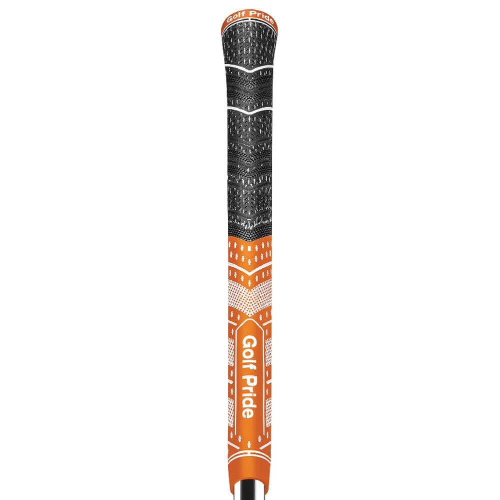 Golf PrideMCC Multi Compound Plus 4 Teams Midsize Golf Grip (Orange / White)