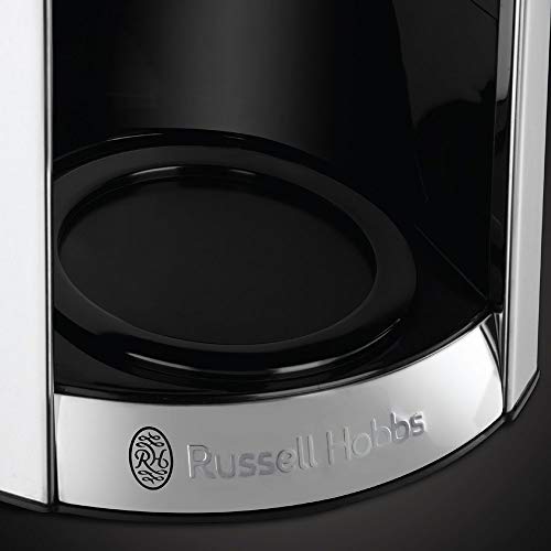 Russell Hobbs Cafetera de Goteo Luna Copper - 14 Tazas, Jarra Cristal 1,8L, Programable, Soporte de Filtro Lavable… - Imagen 5