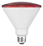 TCP 90W Equivalent LED PAR38 Red Flood Light Bulb, Non-Dimmable