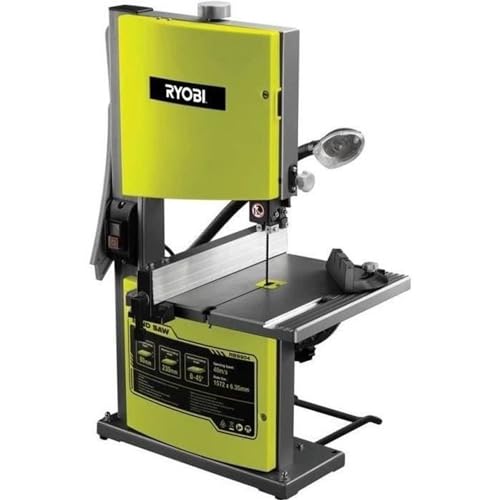 Ryobi 5133002854 Sierra de cinta vertical 350w con luz de trabajo