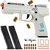 Toy Gun Pistol, Automatic Shell Ejection Toy Gun, Automatic Reloading Rebound Pistols for Shooting Game Educational Toys Gifts for Kids Boys Girls