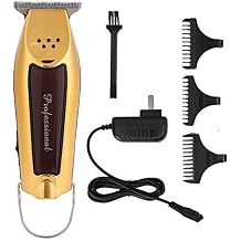 Beard Trimmer for Men, Professional Electric Hair Cutting Machine Hair Trimmer, Fine-Cut Hair Trimmer, Electric Cordless Hair Clippers with Beard Shaping ToolsGold