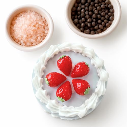 2.5-Inch Cute Spice Grinder Strawberry Cake Style for Pepper Seasonings & Herbs Kitchen Gift