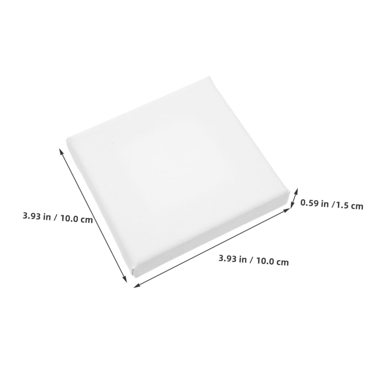 Petits Panneaux de Toile Tendue Blanche pour Garçon et Filles, Lot de 24