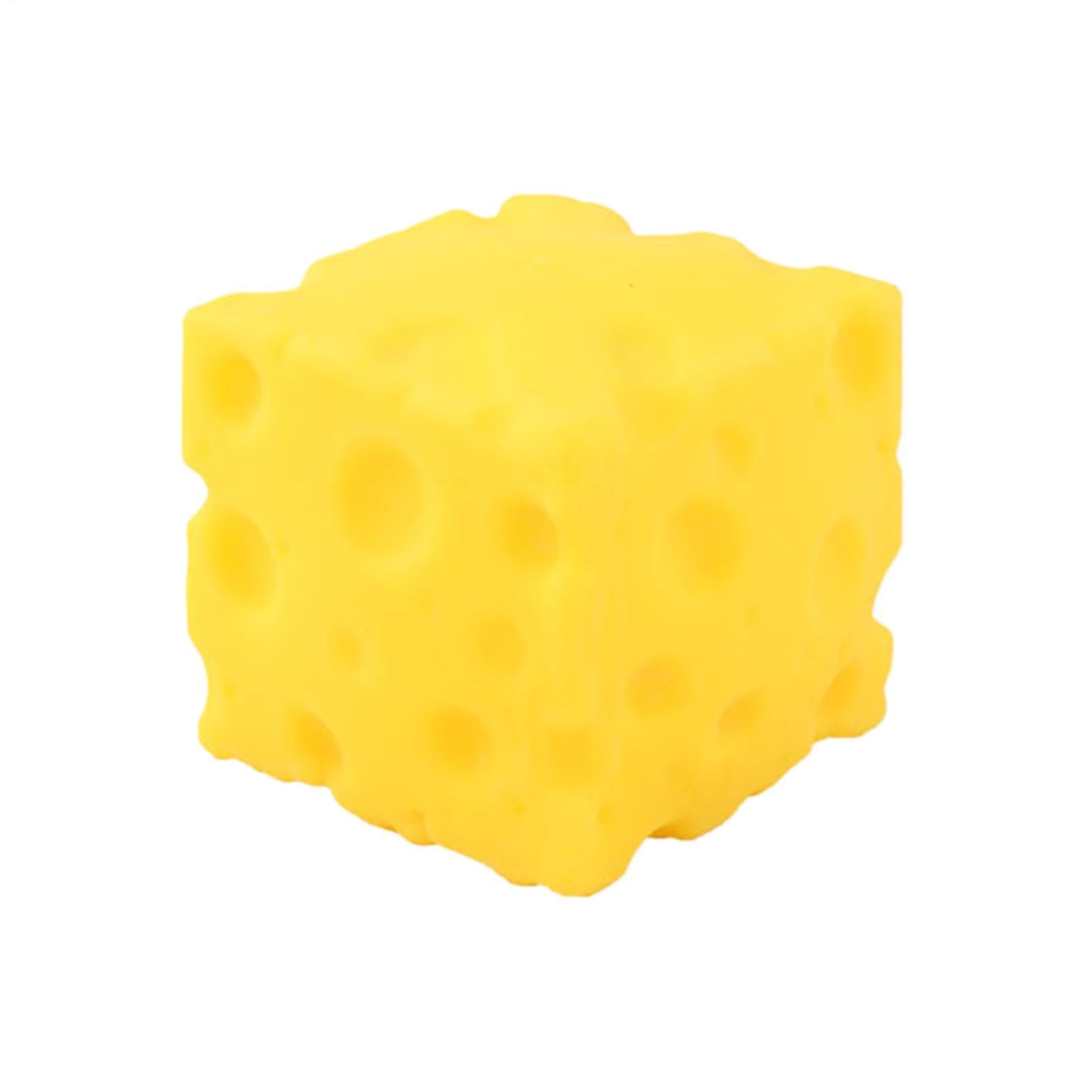Cheese Clay, Squeeze Cheese Stress Balls, Soft Cheeses SquishyStress Relief Block, Anxietys Relief Calming Fidget Toy Indoor And Outdoor, For Adults Students Workers School Office