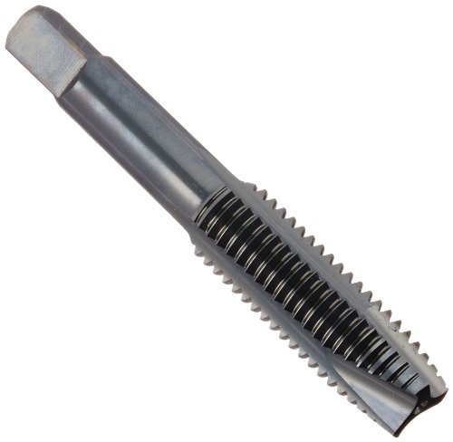 YG-1 I9 Series Vanadium Alloy HSS Spiral Pointed Tap, Steam Oxide, Round Shank with Square End, Plug Chamfer, 5/8