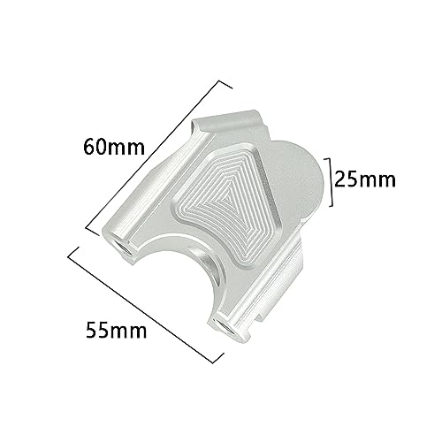 Montaje barra manillar de aluminio mecanizado para elevación de 28mm 2