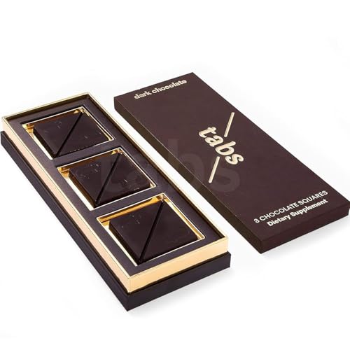 Image of TABS Dark Chocolate For Men & Women I Chocolate Gift Box For Husband & wife I Valentine Gift Set For Boyfriend & Girlfriend I Best Gift Set For Birthday, Anniversary For boy & Girl (Tab pk-01),180 G