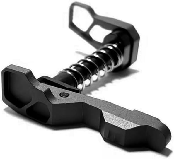 Ambidextrous Release Metal Latch Aluminum CNC Process for Toy AEG BB Gun Accessory (Black)