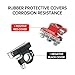 2 Pack 12V Automotive Top Post Battery Wire Cable Terminals Clamp Connectors Kit, Car 3 Way Battery Terminals, Positive and Negative, Applicable in Car, Boat, Van and More