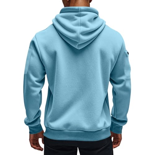 GOFULY Zip Up Hoodies Men Stylish Fleece Tactical Sweatshirts Big And Tall Hooded Lightweight Casual Pullover With Pocket3