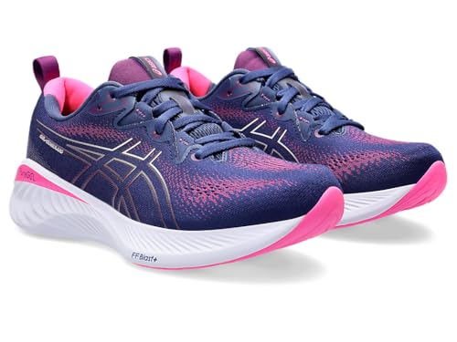 ASICS Women's Gel-Cumulus 25 Running Shoes, 5, DEEP Ocean/Lilac HINT