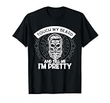 Touch My Beard and Tell Me I'm Pretty Bearded Skull Hipster T-Shirt