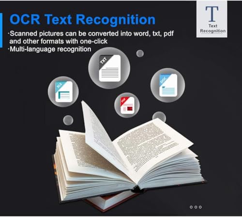 Scanner USB 10MP de document A4 et caméra de numérisation portable avec fonction OCR intégrée