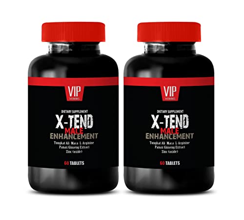 Male Enhancement Tablets X-tend - Natural Testosterone Booster - 2175 Mg Potent and Testosterone Support Tablets (2 Bottle 120 Tablets)