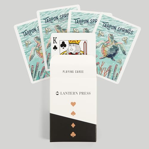 Baraja de 52 cartas Poker Tarpon Springs Florida miniatura 6