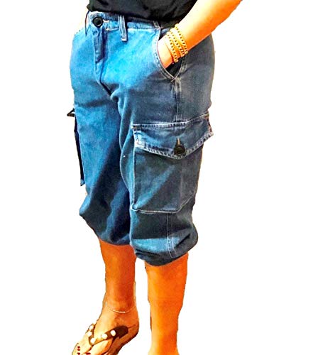 Jack David /926 / Wax Jean Ladies Womens Stretch Solid Casual Skinny Utility Cargo Pants G112