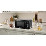Emerson MW7302B Compact Countertop Microwave Oven with Touch Control, LED Display, 700W, 10 Power Levels, 6 Auto Menus, Glass Turntable and Child Safe Lock, 0.7 Cu., Ft. Black - Image 4