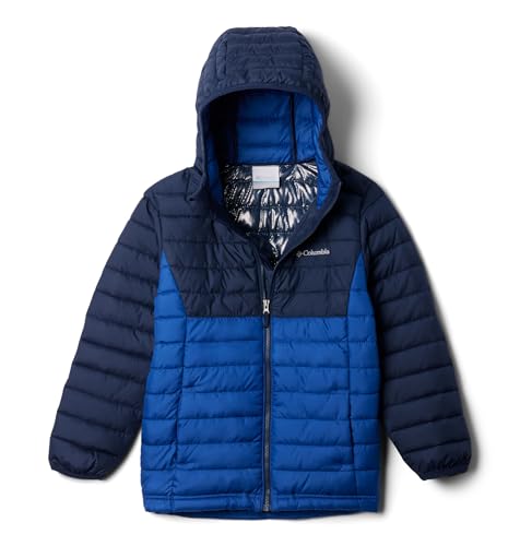 Columbia Chaqueta con Capucha para Niño, Powder Lite II