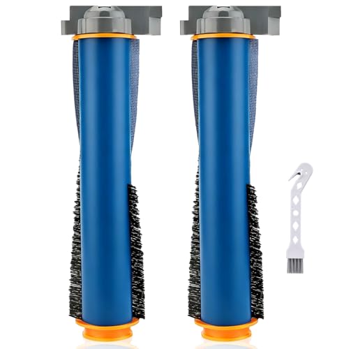 Attemart AV2501S Brush Roller Replacement for Shark AI Robot AV2511AE AV2501AE RV2310 RV2310AE AV2610WA AV2310AE RV2302AE RV2610WA RV2300 RV2402WD Vacuum Brushroll, Compare to part # 167KKU2500, 2pcs