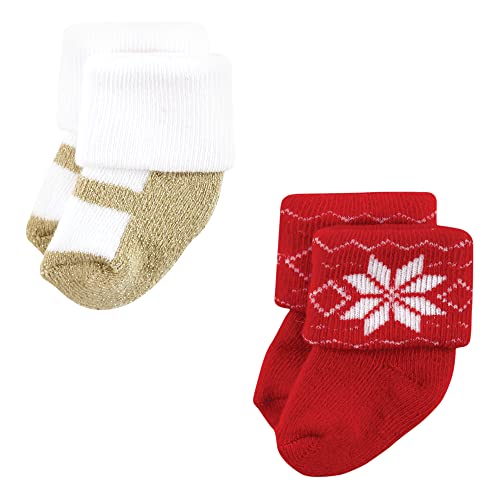 Image of Hudson Baby Baby 8-pack Cotton Rich Newborn and Terry Socks