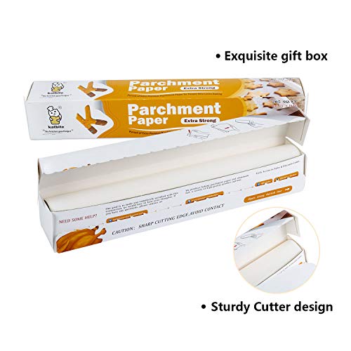 image for Katbite 205 SQ FT Heavy Duty Parchment Paper Roll -15 in x 164 ft Baki
