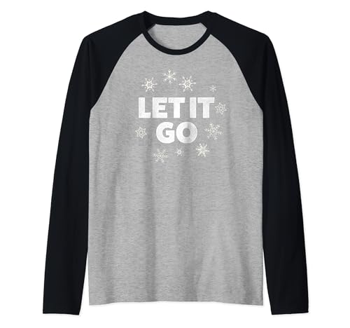 T-shirt Frozen Let It Go style baseball idéal pour l'école et le parc