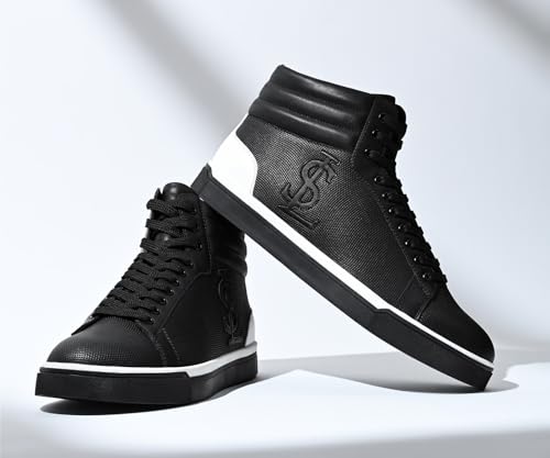 Image of LOUIS STITCH All Day Wear Lace-Up for Men | Comfortable Sneaker | LSP-SNK-AVI-High Ankle Lace-Up