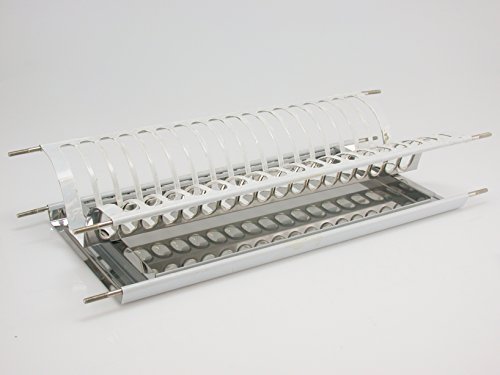 Design moderno ed elegante Cenedese 616900 Scolapiatti Da Incasso In Acciaio Inox, Cm 86