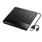 【Easy to use】Keine komplizierte Programmierung erforderlich, einfach einstecken und loslegen, schließen Sie das Laufwerk an den USB-Anschluss an und Ihr Computer erkennt es automatisch. Sie müssen das Laufwerk nicht separat aufladen, der usb-Anschluss versorgt das Laufwerk mit Strom.