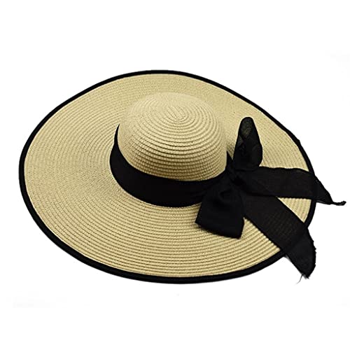 Chapeau d'été femmes grand bord souple et pliable style bohème