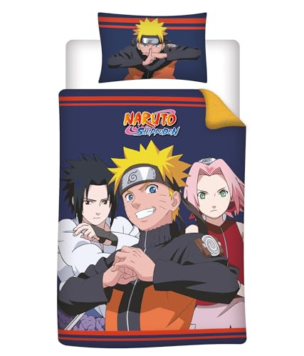 Aymax Naruto: Juego de funda nórdica reversible