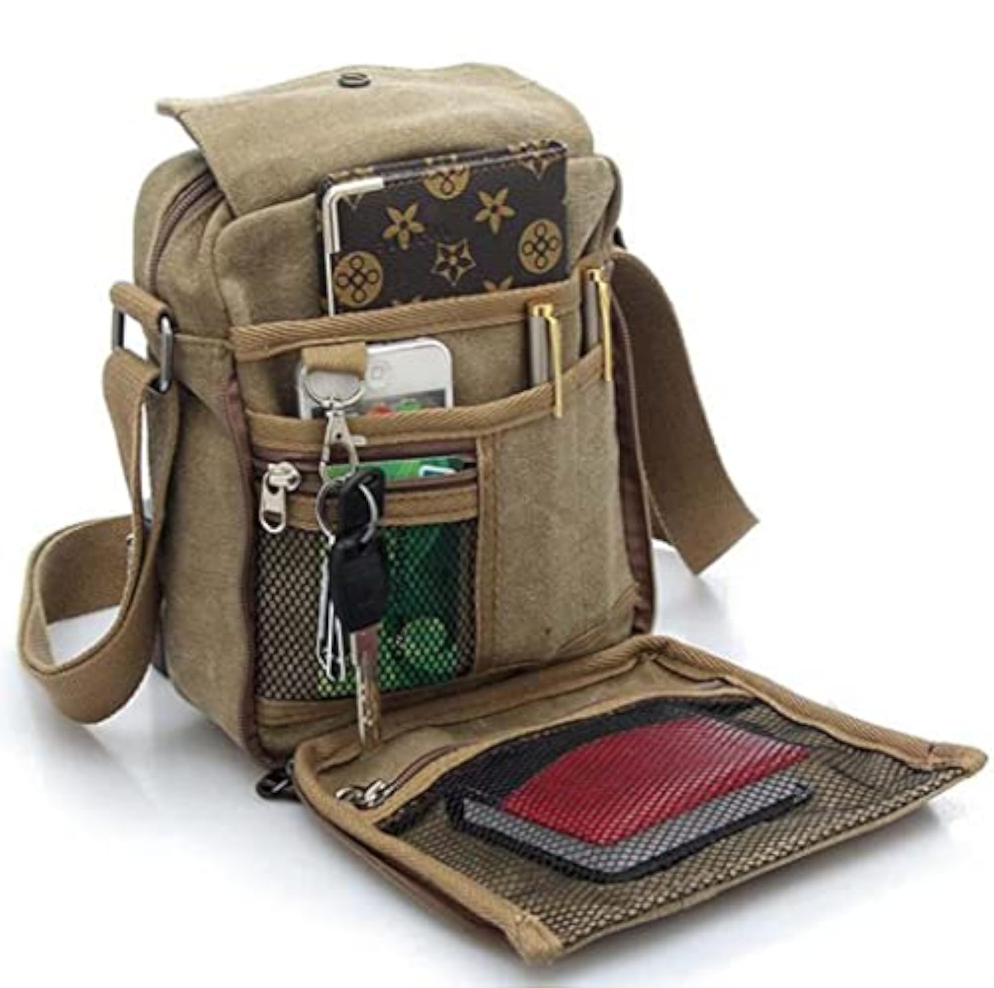 Unisex Fashion Retro Canvas Shoulder Travel Bag