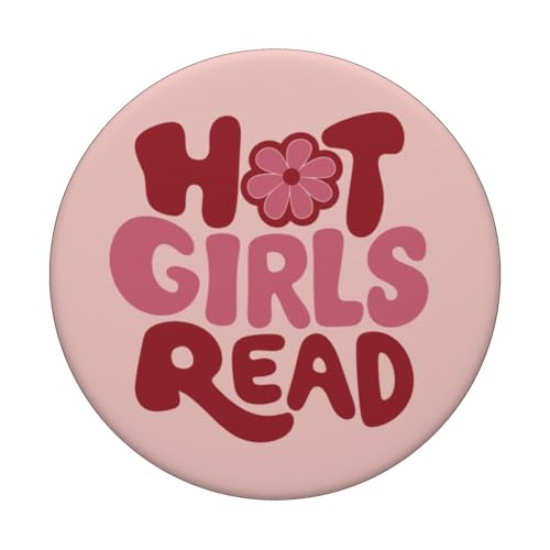 Buchliebhaber lesen Zitat Leser Hot Girls Read PopSockets Klebender PopGrip