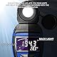 AIOMEST Digital Luxmeter Tragbare, Photometer Belichtungsmesser 0,1~400,000 Lux mit Daten halten, 270°drehbarem Detektor mit LCD Display für Pflanzen, Büro, LED-Leuchtkraft, AI-8801B (Blau)