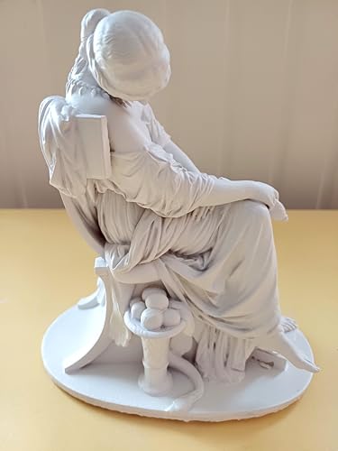Buste Pénélope endormie de Jules Cavalier statue décoration art - 5