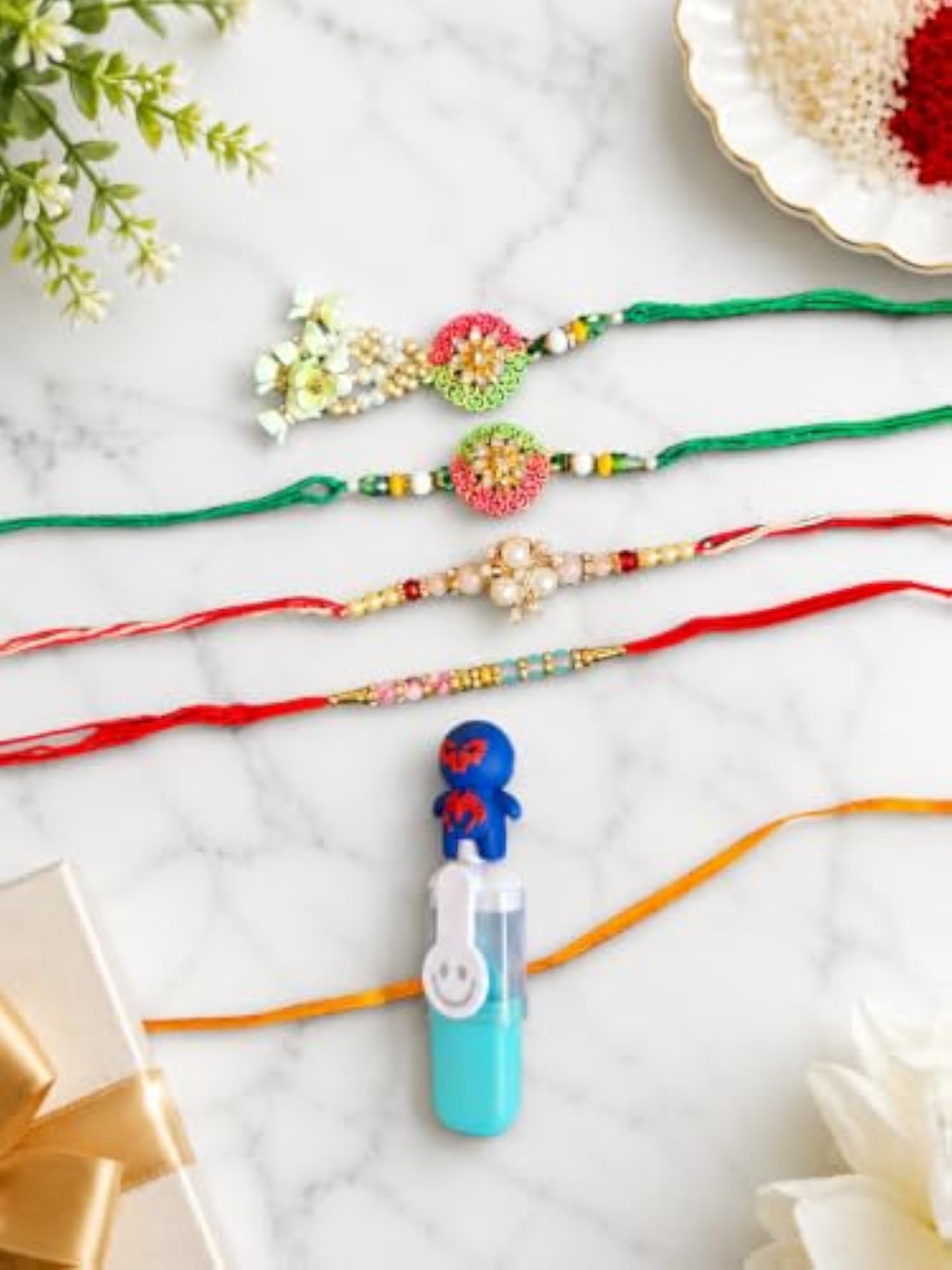 Aarv Collection Fancy Kids Rakhi Set, Designer Lumba Rakhi
