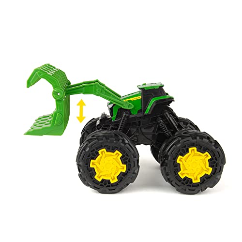 JOHN DEERE 47327 Treads Rev Up, Monster Truck großen Rädern, Grünes Traktor Spielzeug für Kinder, für Jungen und Mädchen… – Bild 4