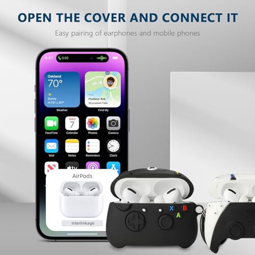 Image of [3Pack] Gedicht for Airpods Pro Case, Funny 3D Cartoon Game Console Controller Design Silicone Soft Cases for Airpods Pro Case 1st Gen, with Keychain Kids Women Men for Airpods Pro 2019 Case