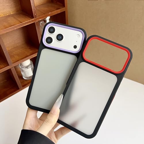 Coque iPhone 17 Pro Anti-Rayures et Anti-Choc Givrée Noire