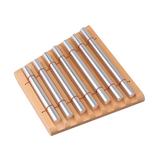Lovermusic 7 Tone Wood Instrument Energy Chime With Mallet & 7 Tubes Wooden Collection Percussion Accessories #TOP1