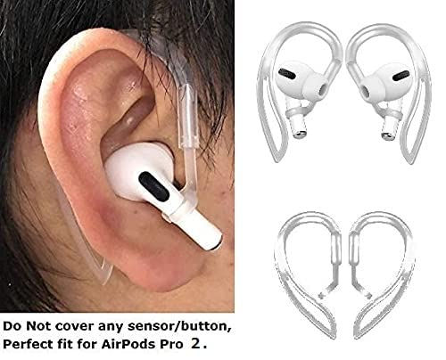 A-Focus AirPodsPro第2世代用イヤーフック 3種類 3ペア 落ち防止 ズレ解消 紛失防止 Air-Pods Pro 2対応 イヤーフック 落下防止アクセサリー 3スタイル （Pro第2世代用）