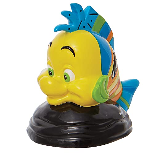 Disney Britto Collection Flounder Mini Figurine, Multicolour, height 6cm