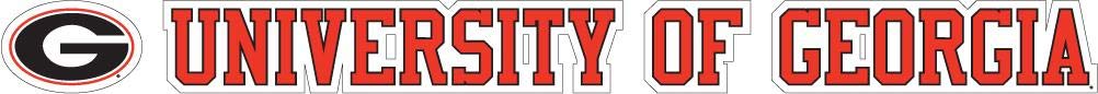 SDS DesignsGeorgia Bulldogs 20x2 Logo Auto Vinyl Decal