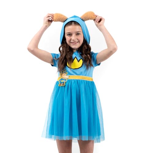 Vestido cosplay Dog Man para niña con falda de tul miniatura 5