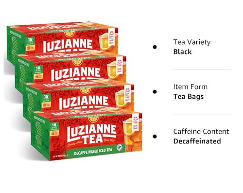 Luzianne UC-4-9-5213 Unsweetened Decaffeinated Iced Tea Bags thumb #5
